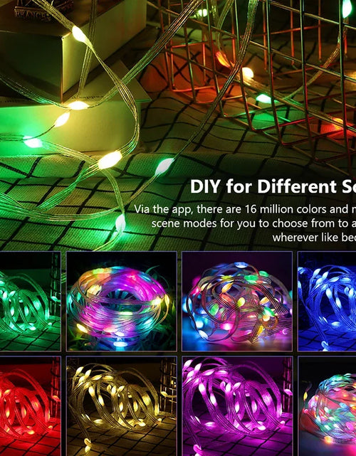 Load image into Gallery viewer, Dreamcolor Rgb Led Strip WS2812B Bluetooth Smart String Fairy Lights Christmas Garland Light Waterproof for Party Curtain Room
