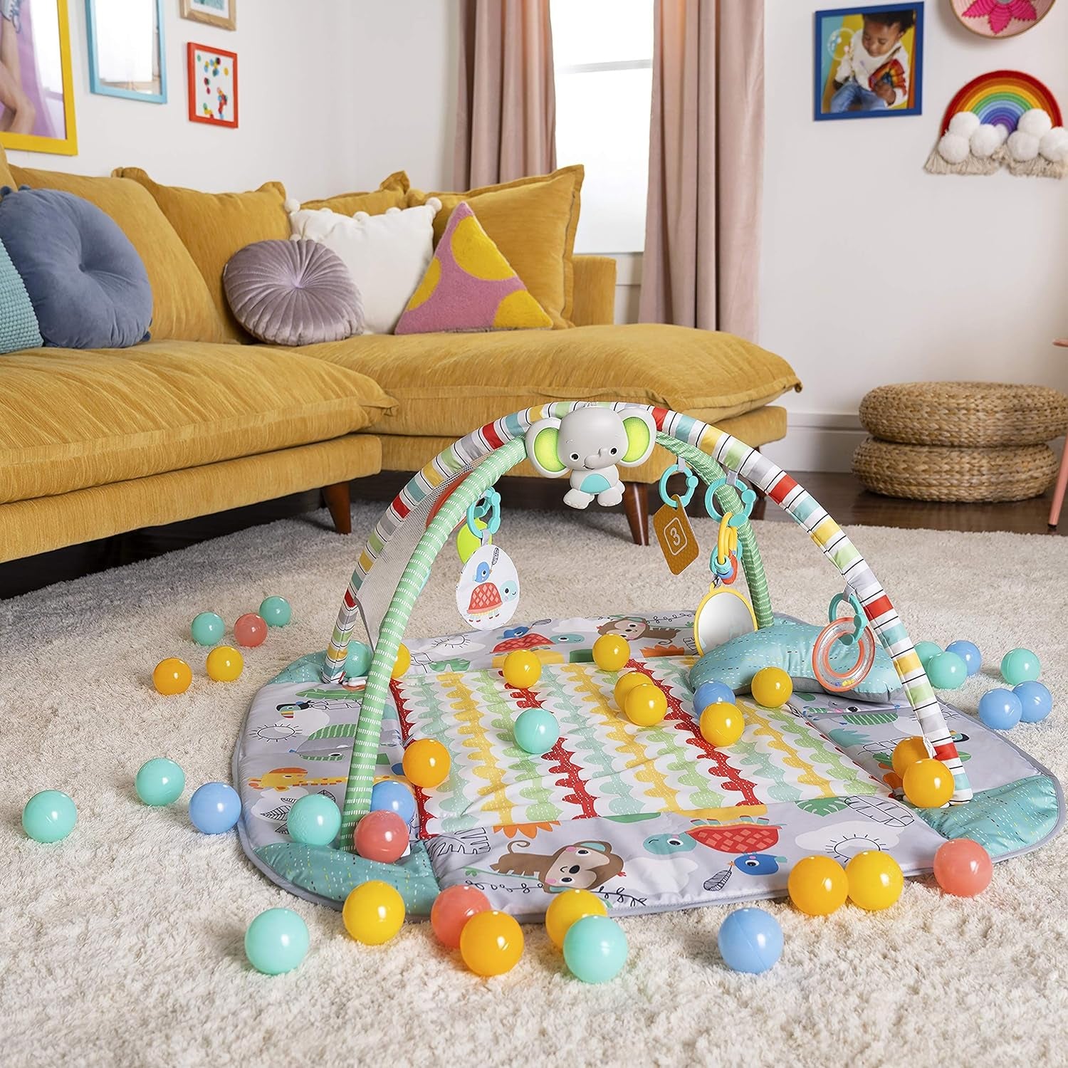 5-In-1 Your Way Ball Play Activity Gym & Ball Pit, Totally Tropical