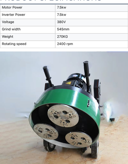 Load image into Gallery viewer, Commercial Concrete Floor Grinder
