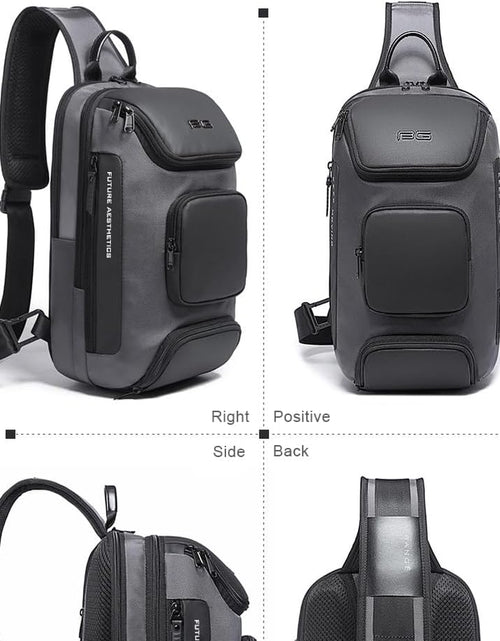 Load image into Gallery viewer, Sling Backpack Sling Bag Crossbody Backpack Shoulder Casual Daypack Rucksack for Men
